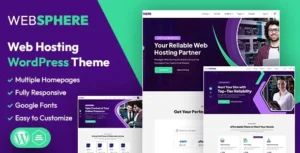 WebSphere – Web Hosting WordPress & WHMCS Theme