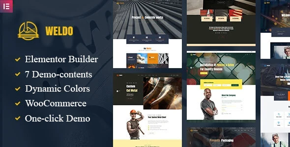 Weldo – Metal Works WordPress Theme