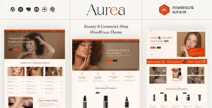 Aurea - Beauty Cosmetic WordPress Theme