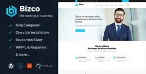 Bizco : Business Consulting and Professional Services WordPress Theme