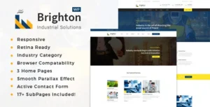 Brighton – Factory and Industry WordPress Theme