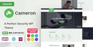 Cameron - Home Automation , CCTV & Security WordPress Theme + RTL