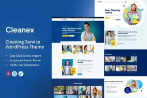 Cleanex – Cleaning Service WordPress Theme