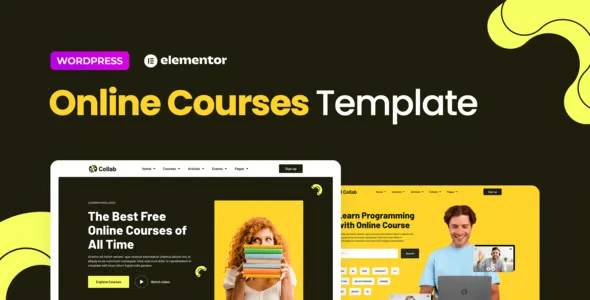 Collab – Online Courses Elementor Template Kit