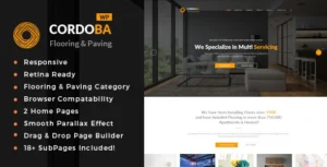 Cordoba Paving Service WordPress Theme