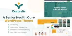 Curantis - Medical Care and Nursing WordPress Theme