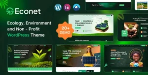 Econet – Ecology Environment & Nonprofit WordPress Theme