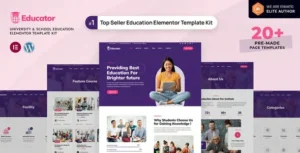 Educator - University & School Education Elementor Template Kit