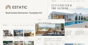 Estatic - Real Estate Elementor Template Kit