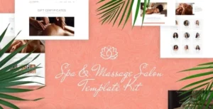 Jacqueline - Spa & Massage Salon Elementor Template Kit