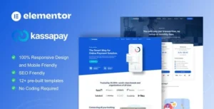 KassaPay - Online Payment Gateway Elementor Template Kit