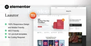 LaAutor - Author & Publisher Elementor Template Kit