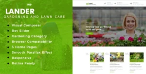 Lander - Landscaping WordPress Theme