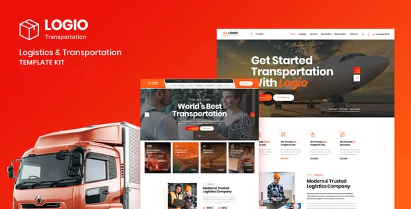 Logio - Logistics & Transportation Elementor Template Kit