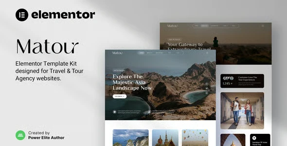 Matour – Tour & Travel Agency Elementor Template Kit