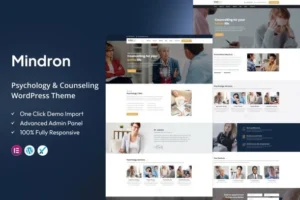 Mindron – Psychology & Counseling WordPress Theme
