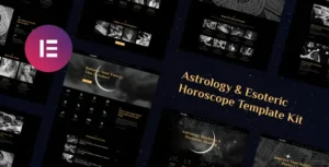 Mystik | Astrology & Esoteric Horoscope Elementor Template Kit