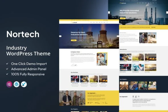 Nortech – Industry WordPress Theme