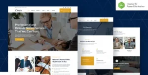 Notariz – Notary Public & Legal Services Elementor Template Kit
