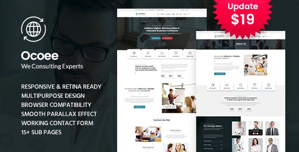 Ocoee - Consulting & Business WordPress Theme