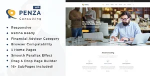Penza - Consulting & Business WordPress Theme