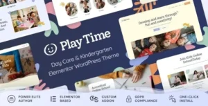 Play Time – Day Care & Kindergarten WorPress Theme