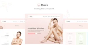 Qurux - Dermatology & Skin Care Elementor Template Kit