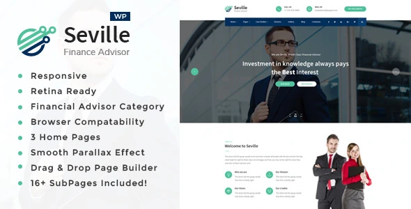 Seville -Business Consulting Services WordPress Theme