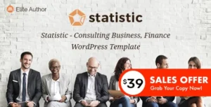 Statistic - Business Consulting and Professional Services WordPress Theme