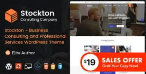 Stockton - Business & Financial Consulting WordPress Theme