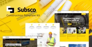 Subsco - Construction Elementor Template Kit
