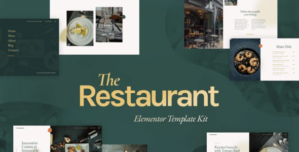 The Restaurant - Elementor Pro Template Kit