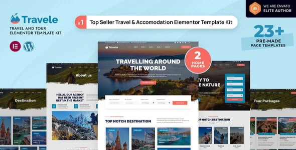 Travele – Travel & Tour Agency Elementor Template Kit
