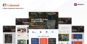 Unbound - Charity & Nonprofit Elementor Template Kit