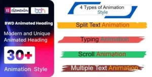BWD Animated Heading Add-on for Elementor