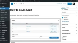 Paid Membership Pro Courses for Membership