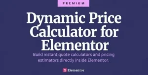 XElementor Dynamic Price Calculator